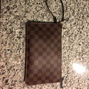 LV Neverfull purse with clutch