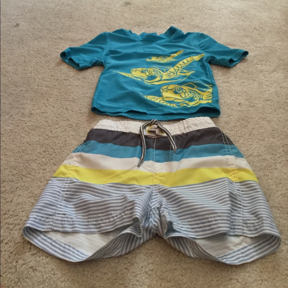 Shirt and shorts bathing suit