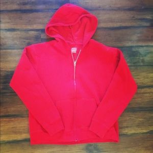 Hanes SM/CH red hoodie.