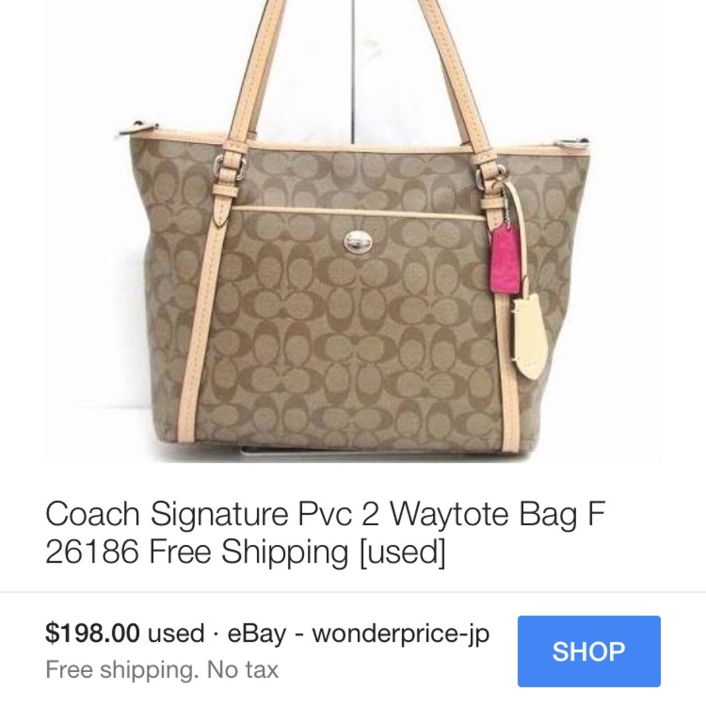 Coach tote