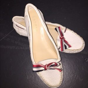 White Ralph Lauren loafers