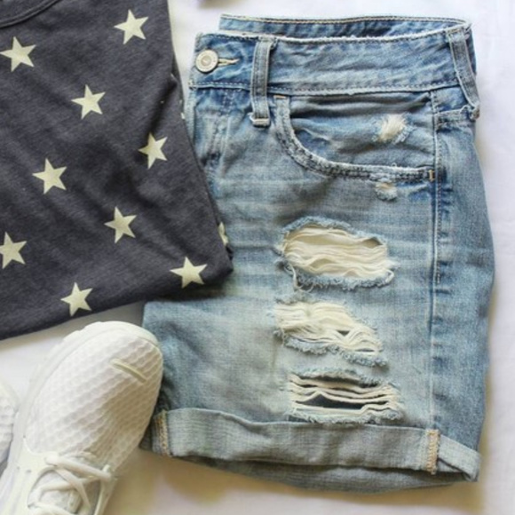 Hollister Shorts - Distressed Boyfriend Shorts Hollister Shorts - Distressed Boyfriend Shorts