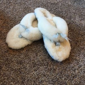 Ugg Australia "I DO" flip flops bridal slipper