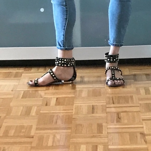 Move Out Sale. gladiator sandals Nobuck Preto - Picture 2 of 7
