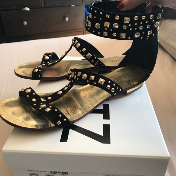 Move Out Sale. gladiator sandals Nobuck Preto - Picture 6 of 7