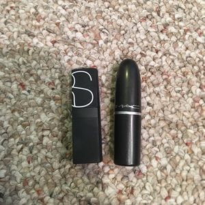 NARS lipstick and Mac lipstick
