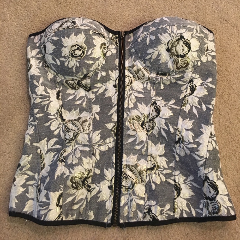 Floral corset