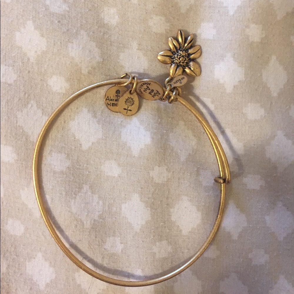 Flower alex and ani bracelet