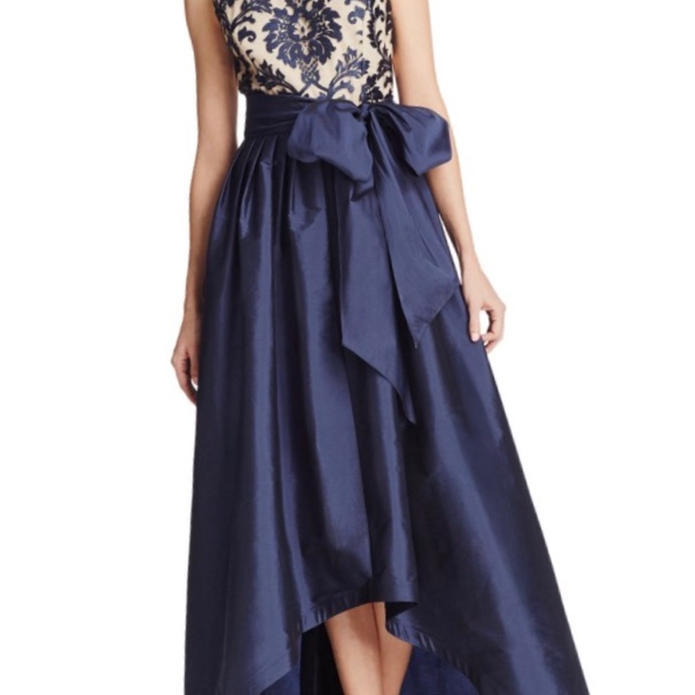 Adrianna Papell High/Low Taffeta Dress
