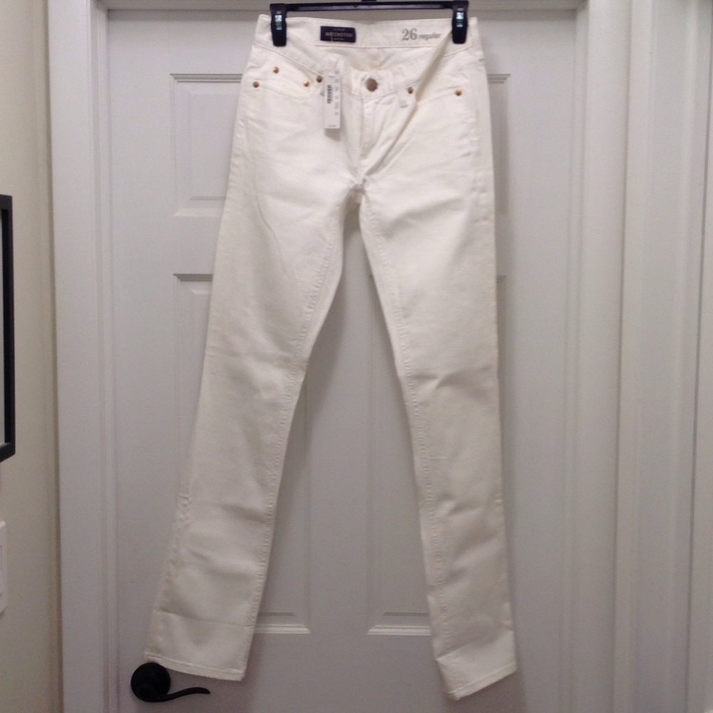 J. Crew white jeans