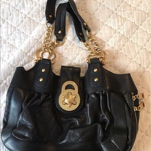 Black leather STEVEN by Steve Madden handbag