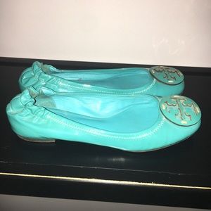 TORY BURCH Turquoise Flats