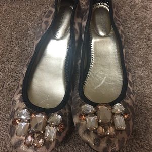 Marc Fisher jewel flats