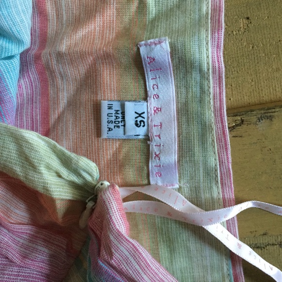 ANTHROPOLOGIE ALICE TRIXIE BOHO TANK TOP XS - Picture 3 of 9