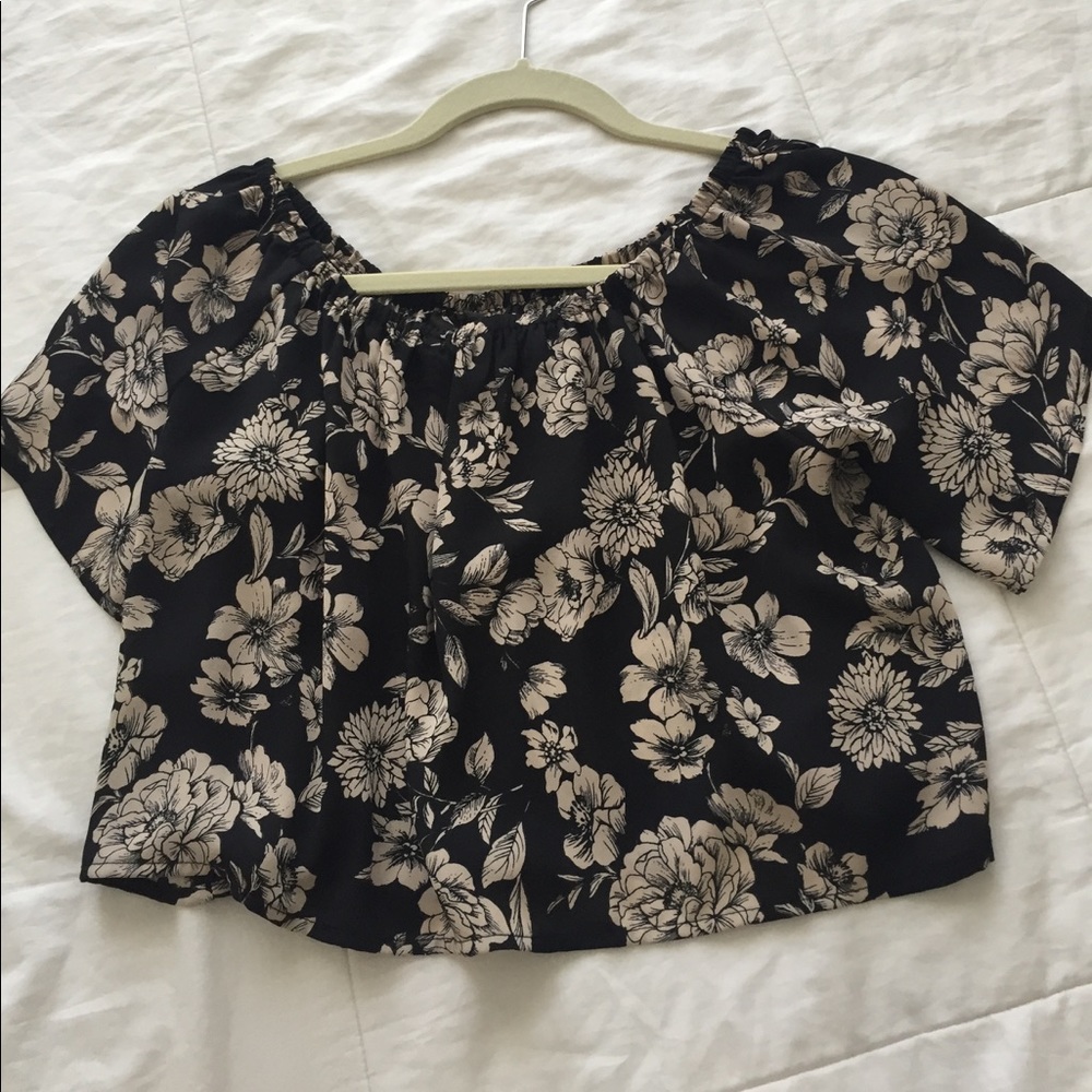 Floral crop top