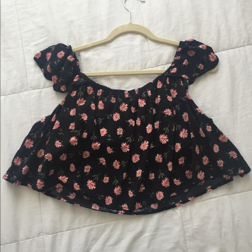 Floral crop top