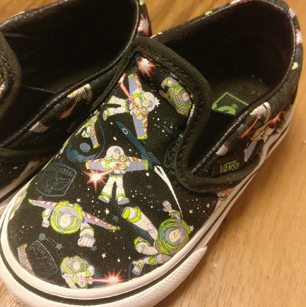❌ SOLD💲Disney Toy Story Vans Infant Slip ons