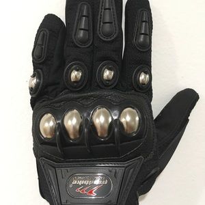 Motorcycle Protective Gloves Metal Knuckles Large