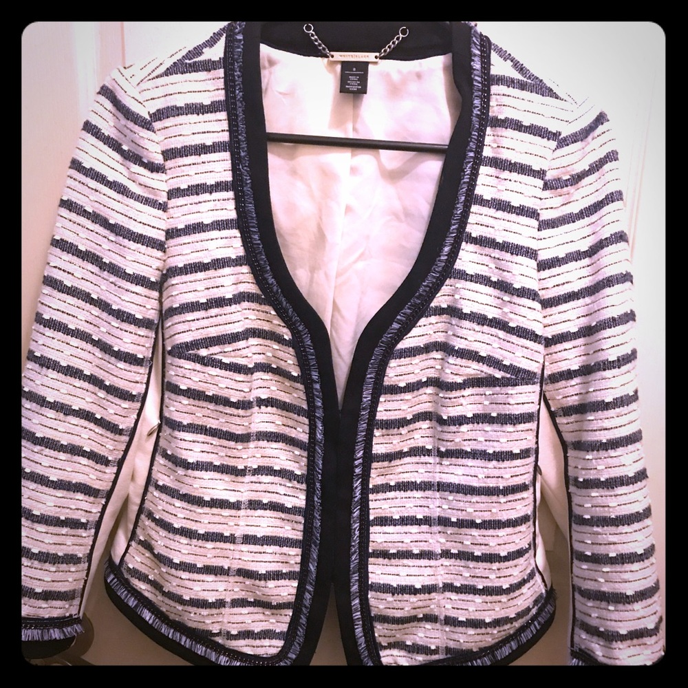 White House Black Market Blazer Size 8