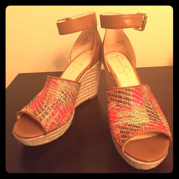 🎉HP🎉 Jessica Simpson Espadrille Wedges - Picture 2 of 8