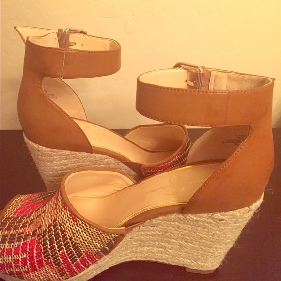 🎉HP🎉 Jessica Simpson Espadrille Wedges - Picture 5 of 8