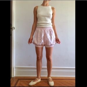 American Apparel pink seersucker bloomers