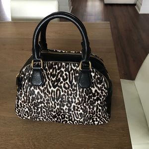 Jcrew mini biennial calf hair bag