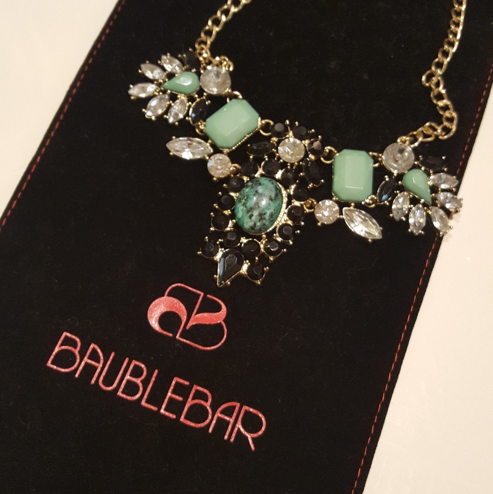 Baublebar statement necklace with bag