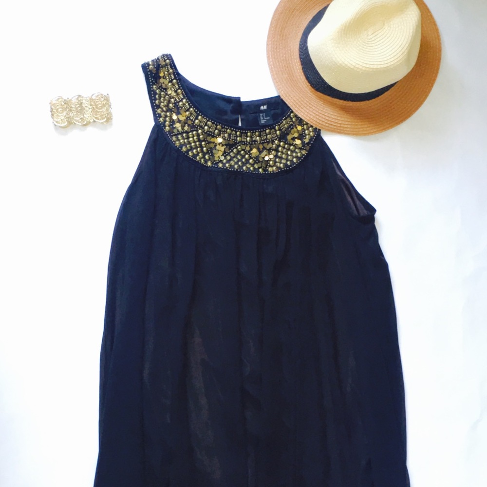 Beaded Chiffon Dress!