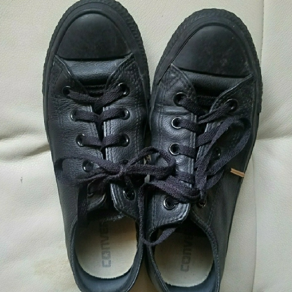 Leather Converse