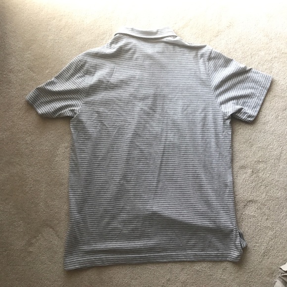 Vineyard Vines Classic Fit gray striped polo - Picture 4 of 4