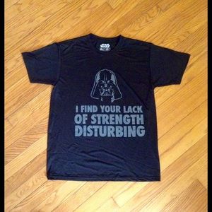 Men's Star Wars Darth Vader Black Shirt Sz M