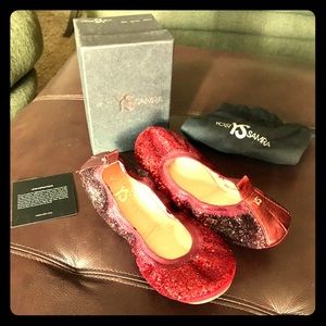 Yosi Samra glitter flats!