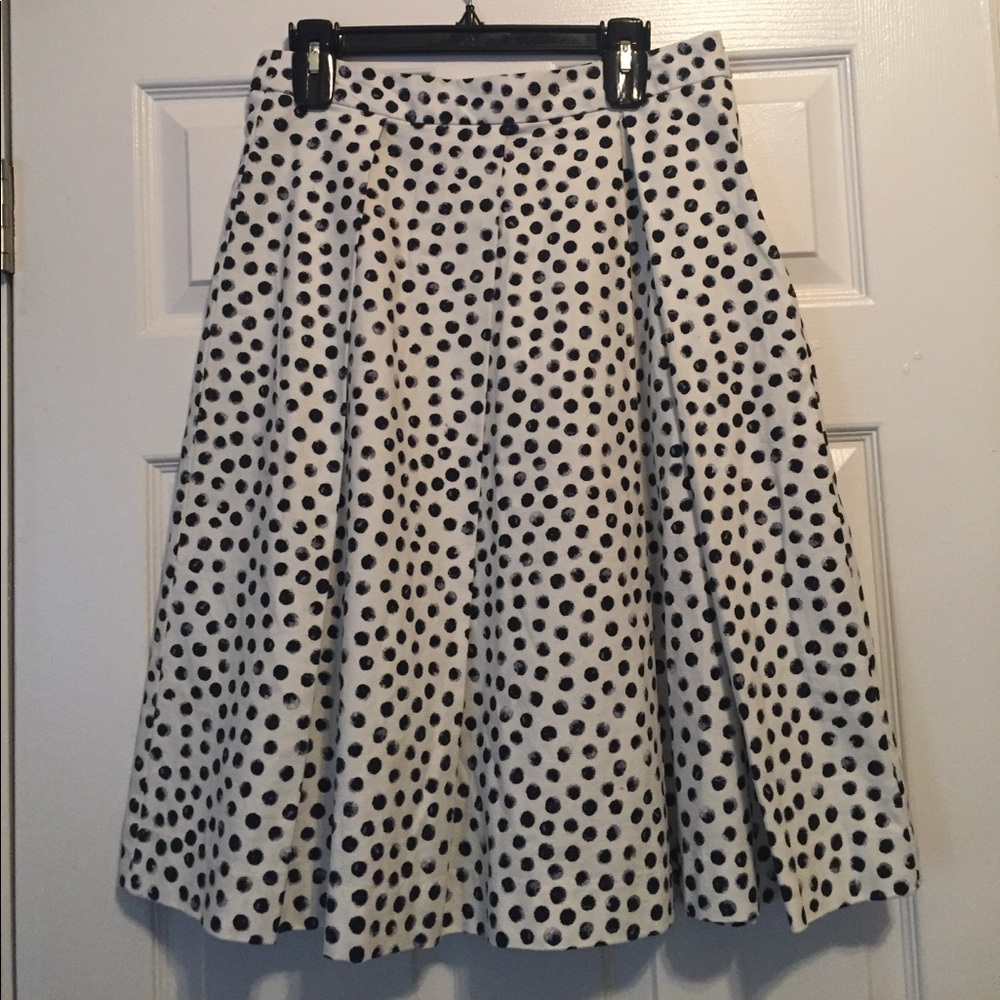 Polka dot A line Skirt