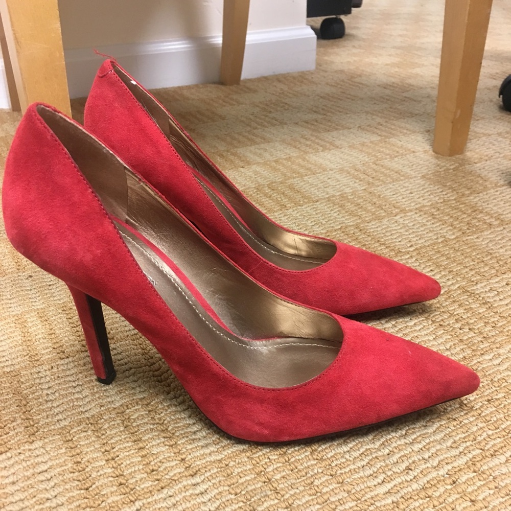 BCBG Red Pumps