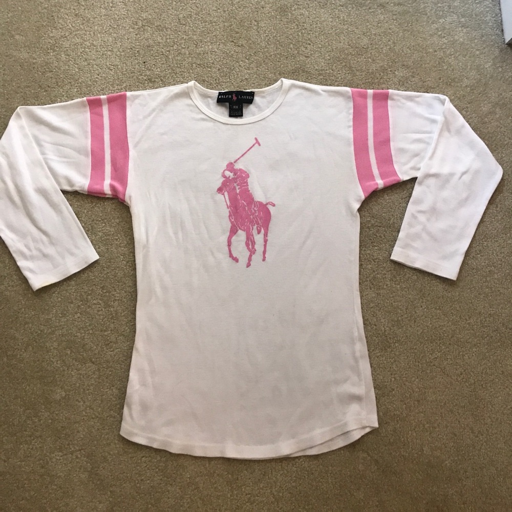 Pink Ralph Lauren shirt