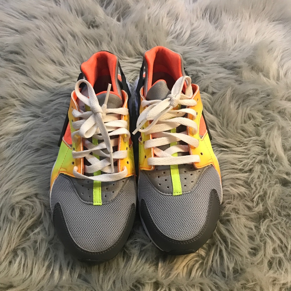 Orange Gray & Yellow Huaraches