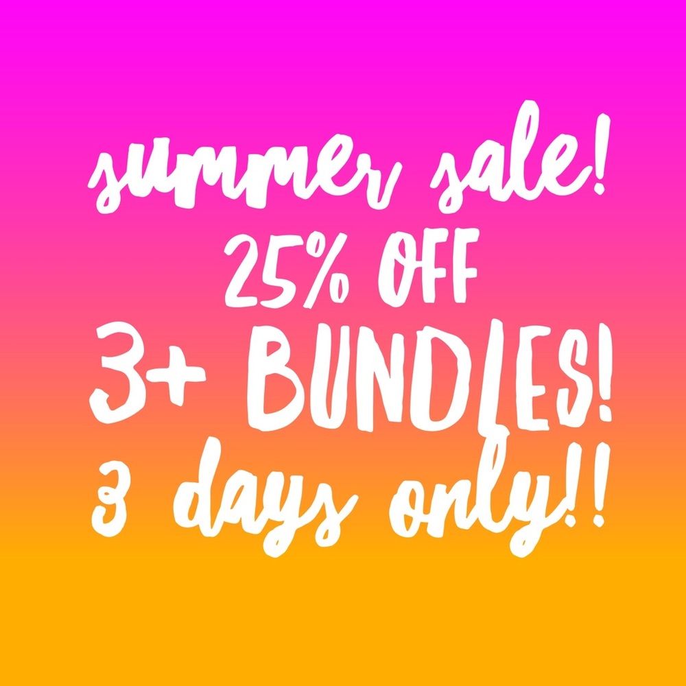SUMMER SALE🍓🍉🍑🌞⚡️🥂🍦