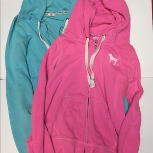 PINK hoodies