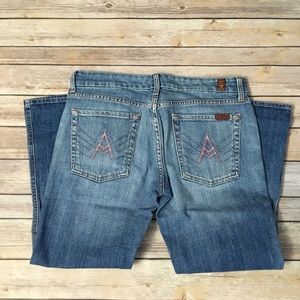 7 For All Man Kind cropped jeans 👖