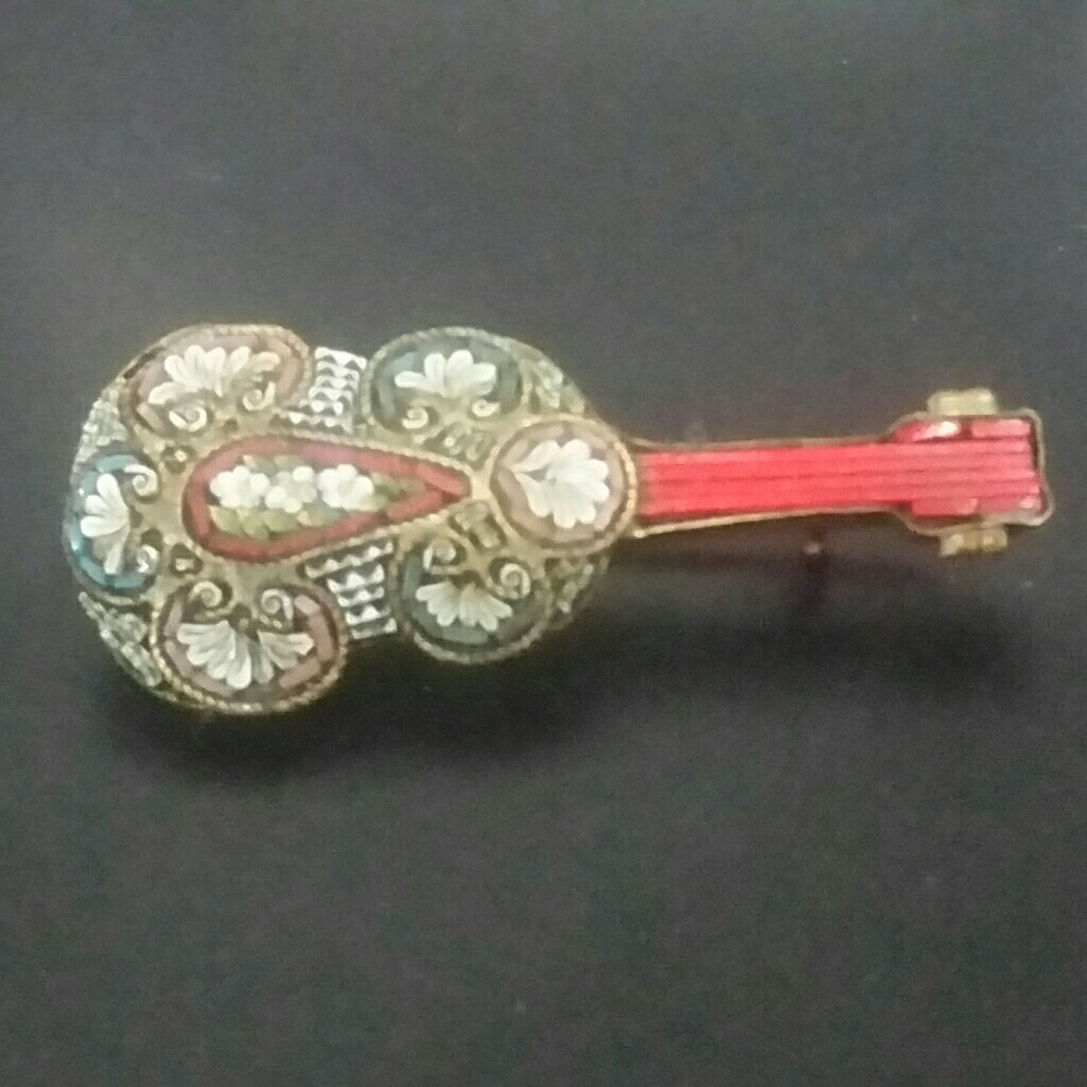 Micromosaic pins