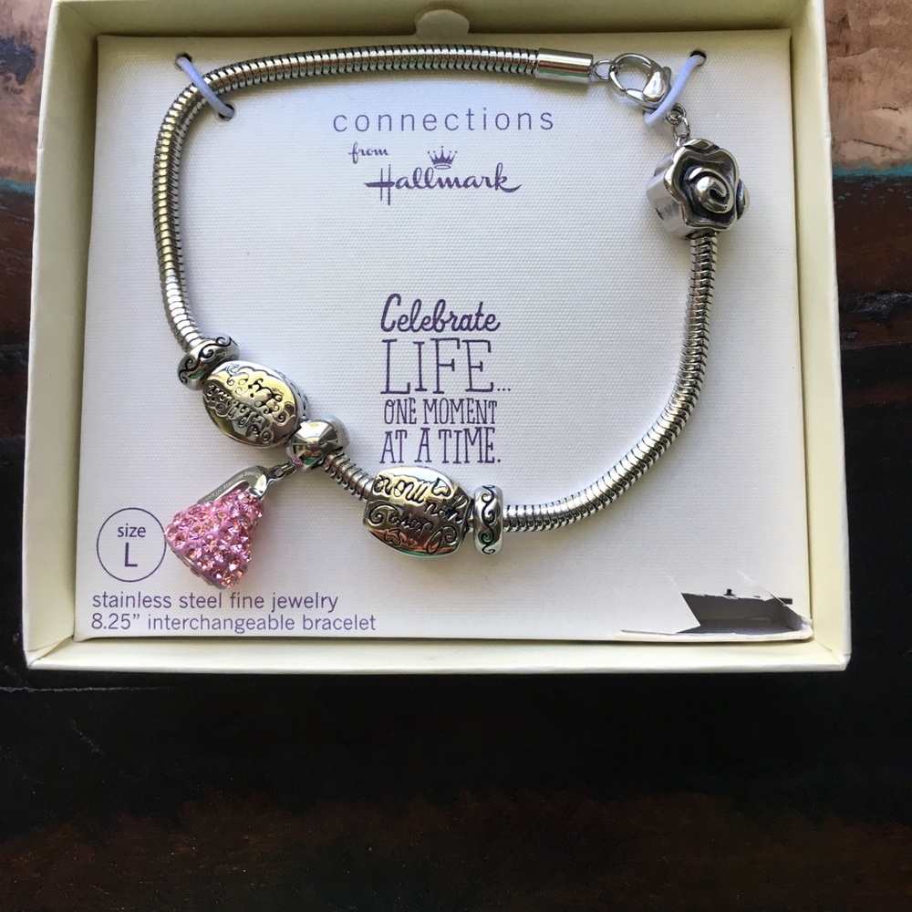 Hallmark connections charm bracelet.