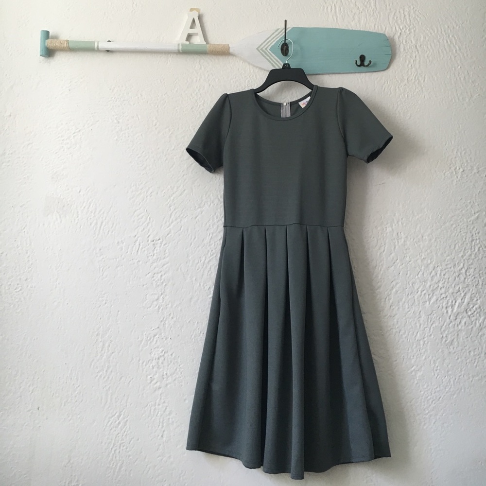 🦄 SALE! NWOT Gray, Lularoe Amelia
