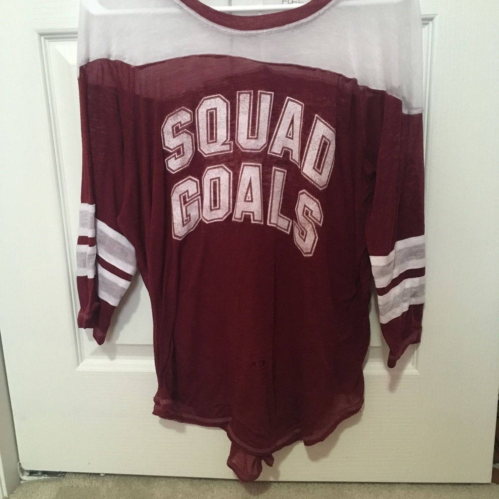 Squad Goals Baseball Tee (good condition!)