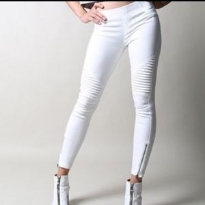 Hot winter white leggings