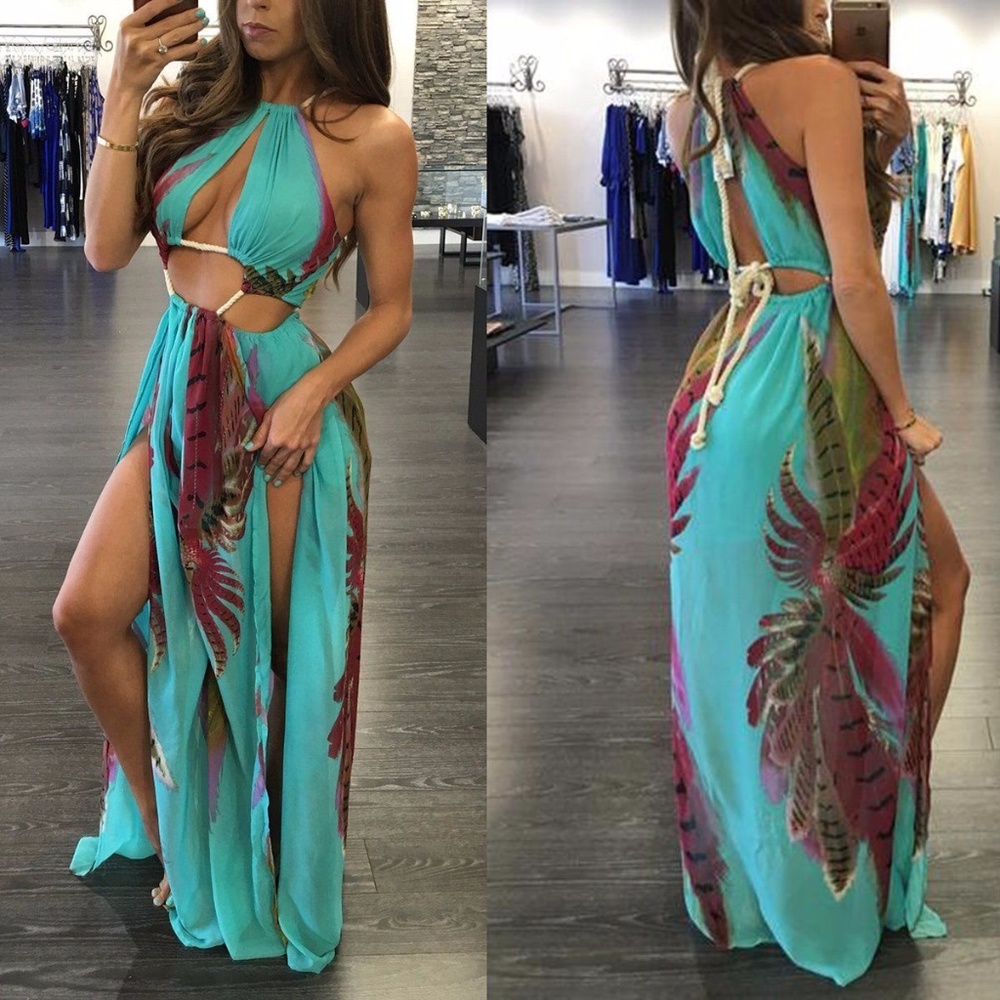 Women Summer Boho Long Maxi dress