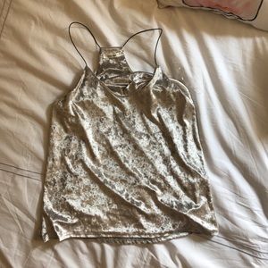 Velvet tank top