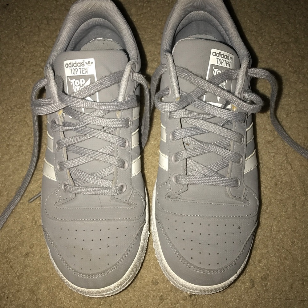 Adidas gray sneakers! Size 6.5