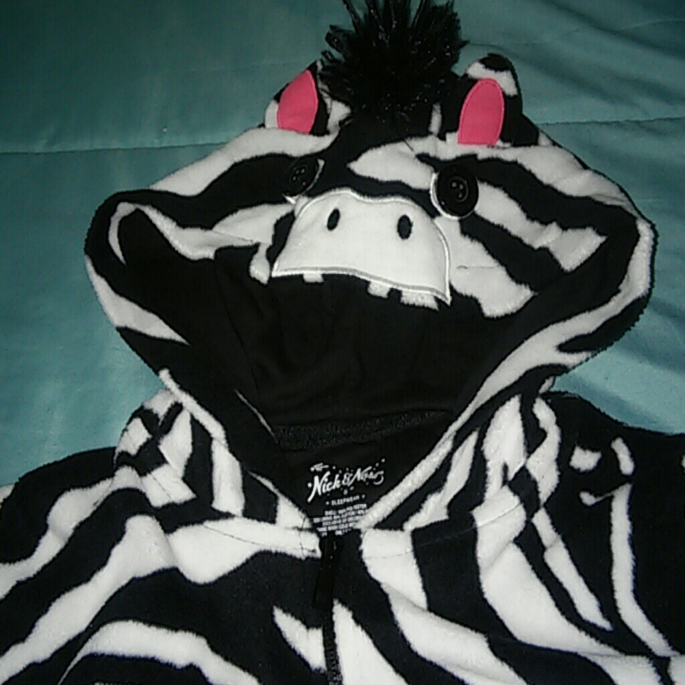 Zebra women's onesie. Size small.