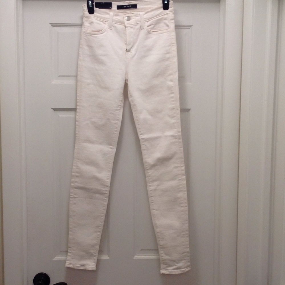 J BRAND white jeans